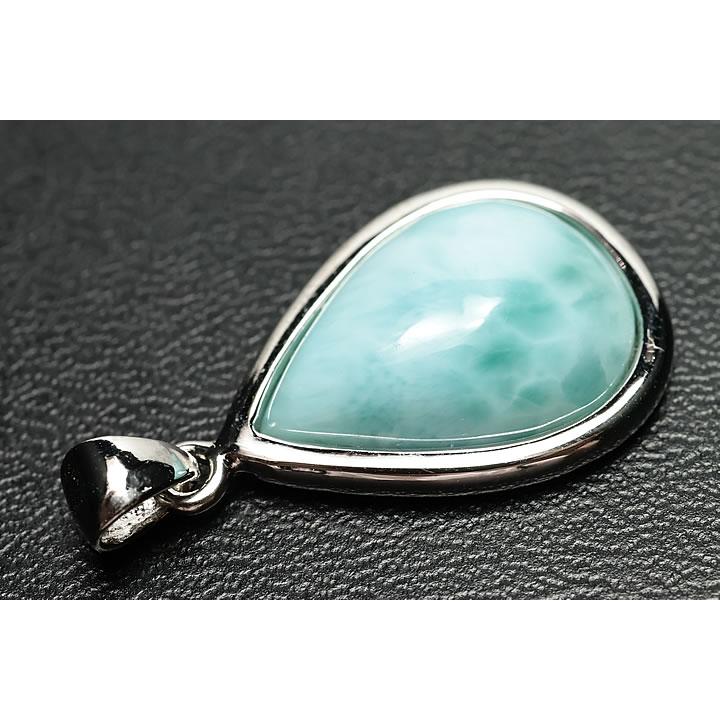 ラリマー　ドミニカ共和国産　ハイグレード　天然石　ペンダントトップ ラリマー ドミニカ共和国産 ハイグレード 天然石 ペンダントトップ