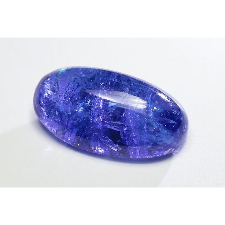 17.46ct 宝石質タンザナイト カボションルース　タンザニア産　ファイナルグレード++++_1