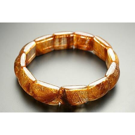 最御膳上等5Aオレンジルチルスクエアーバングルブレスレット 楽器、手芸、コレクション-占い、開運