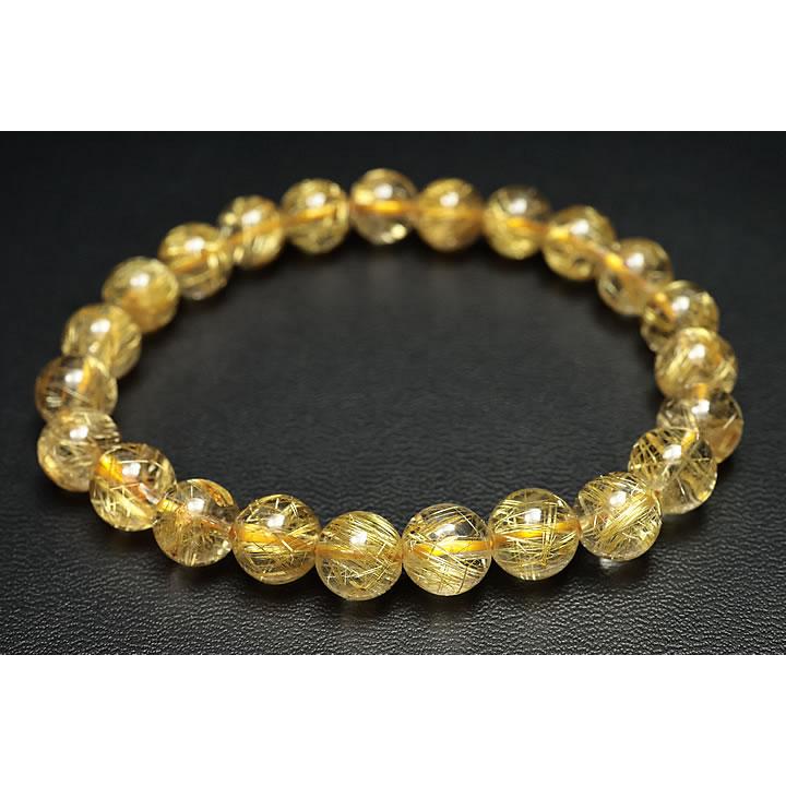 8mm12Aタイチンルチルブレスレット