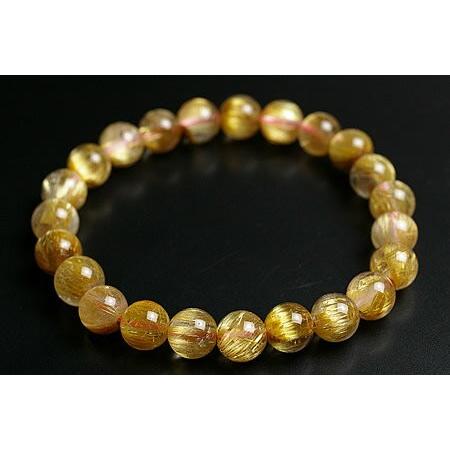8mm12Aタイチンキャッツアイルチルブレスレット