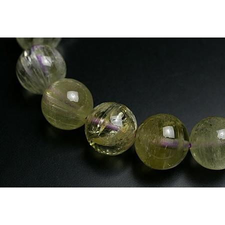 12mmイエロークンツァイト(トリフェーン　スポデューメン)ブレスファイナルグレード