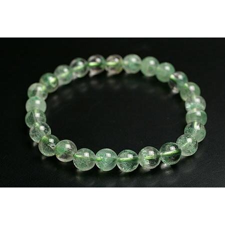 7.5mm高級品4Aグリーンファントムブレスレットマダガスカル産