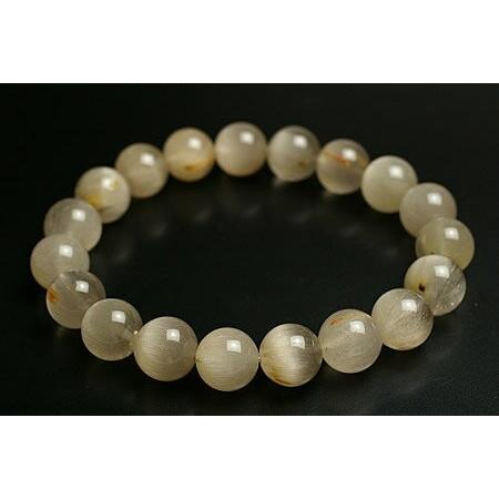 10.5mm2Aホワイトキャッツアイルチルブレスレット 【公式通販】
