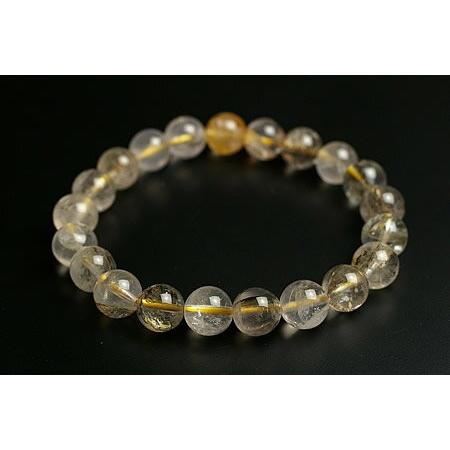 9.5mmデンドライトインクォーツブレスプレミアム ブラジル産