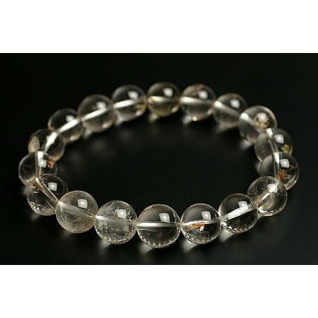 12mm貫入水晶ブレスレット高級品5Aグレード（クォーツインクォーツ 