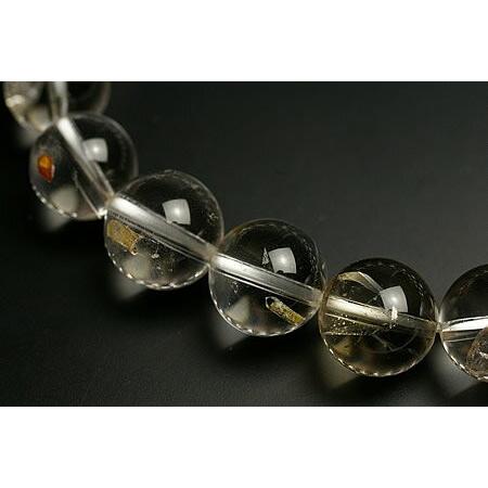 12mm貫入水晶ブレスレット高級品5Aグレード（クォーツインクォーツ 
