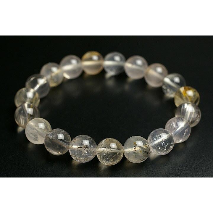 11mmデンドライトインクォーツブレス高品質3A ブラジル産