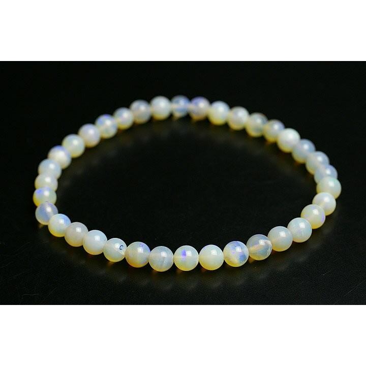 5.5mmオーストラリアオパール10Aブレスレット