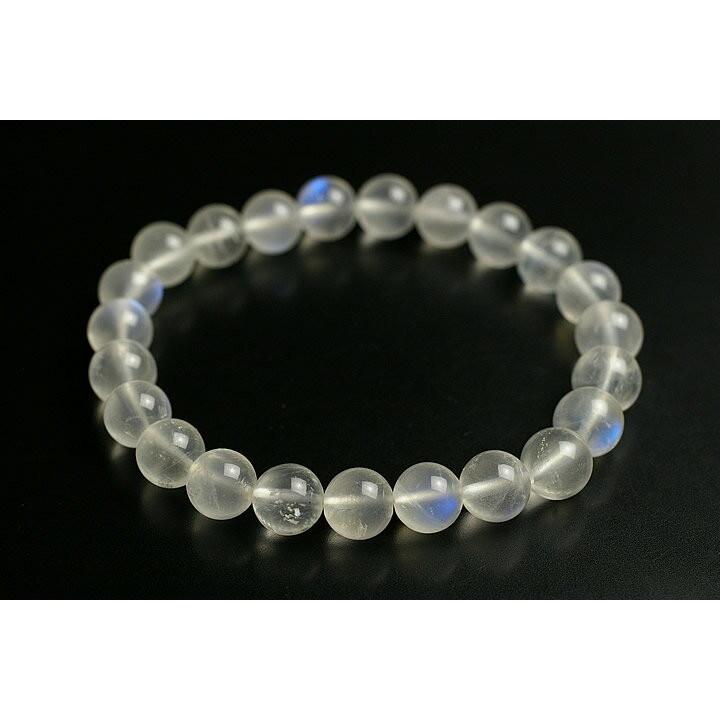 8mmロイヤルブルームーンストーンブレスレットプレムアムグレード