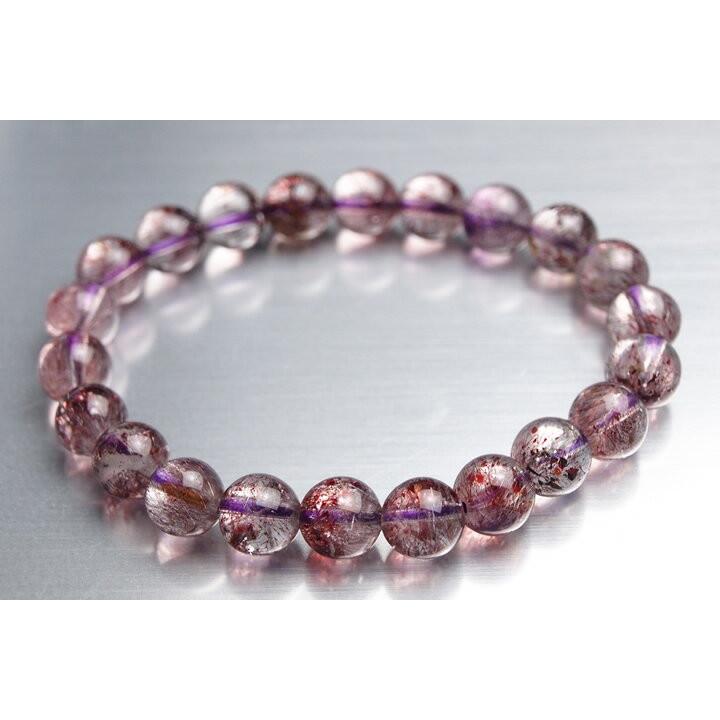 9mm25Aグレードエスピリット・サント産エレスチャルスーパーセブンブレスレット