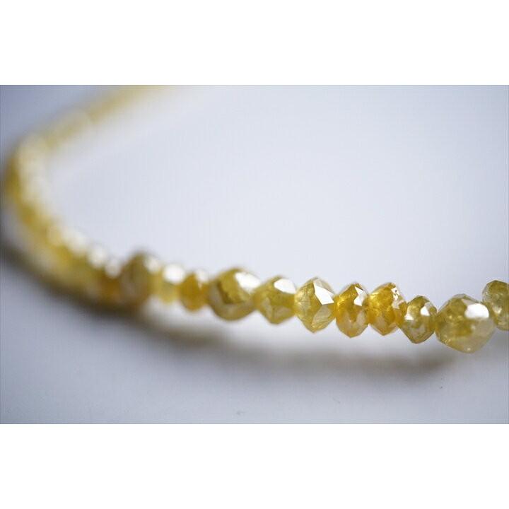 3mmイエローダイヤモンドカットブレスレット　16.9ct_2