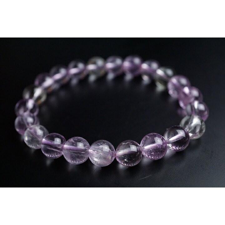 8mm5Aバイカラークンツァイトブレスレット