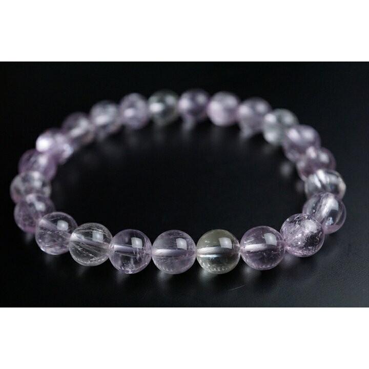 8mm5Aバイカラークンツァイトブレスレット