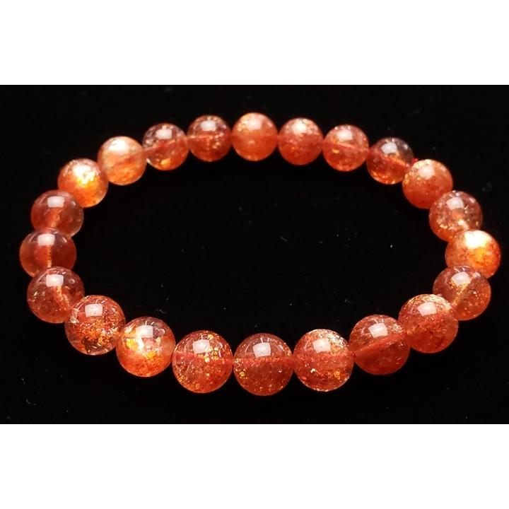 8.5mmタンザニア産　サンストーンブレスレット　ファイナルグレード++++