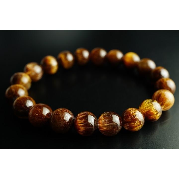 10mmオレンジキャッツアイルチルブレスレット ファイナルグレード