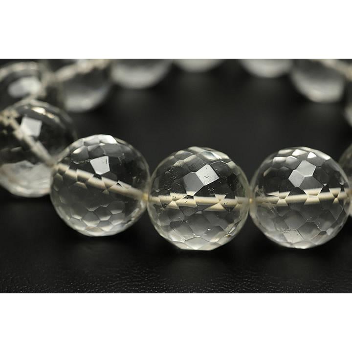 13.5mmヒマラヤ水晶カットブレスレット ニキールジェムス社製の画像