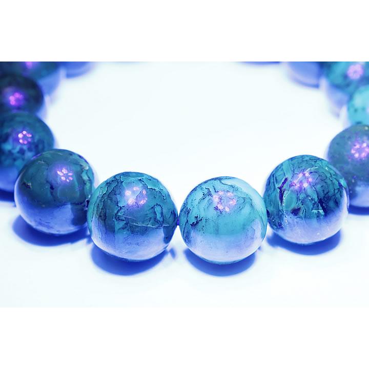 13.5mm3Aブルーアンバーブレスレット_3