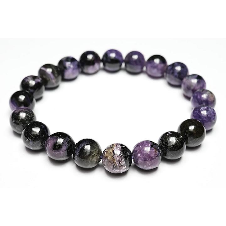 ピンクチャロアイトブレスレット12ミリ ピンクチャロアイト 約12mm ブレスレット ① チャロアイト