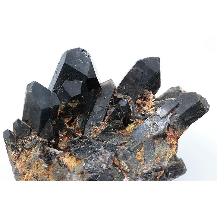 【高品質】チベット産　モリオン　クラスター　黒水晶 チベットモリオン(黒水晶)クラスター 四川省産 : ギャラリーメイスン