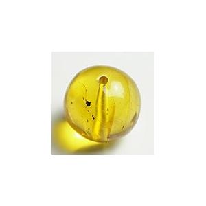 超レア品！17mm虫入りコハク粒売りビーズ ドミニカ産の画像