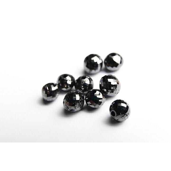 超レア品！3.5mmブラックダイヤモンドラウンドカット(ミラーボール 