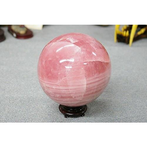 特大サイズ！200mmマダガスカルローズ丸玉　マダガスカル産