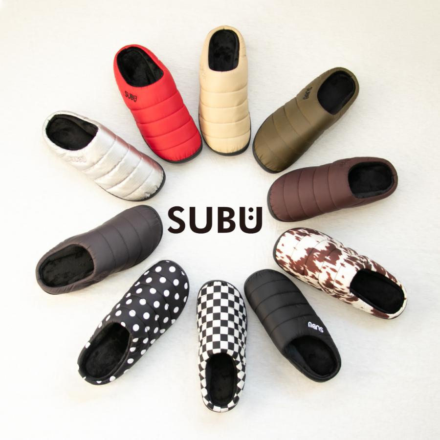 スブ SUBU レディース メンズ スリッポン スリッパ サンダル ダウンサンダル 冬サンダル アウトドアサンダル キャンプ 防寒 撥水 正規品 保温性 ユニセックス | SUBU