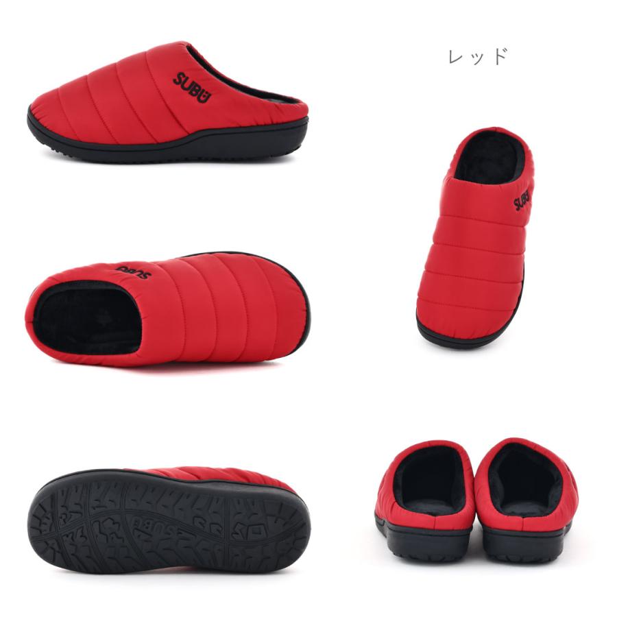 スブ SUBU レディース メンズ スリッポン スリッパ サンダル ダウンサンダル 冬サンダル アウトドアサンダル キャンプ 防寒 撥水 正規品 保温性 ユニセックス | SUBU | 22