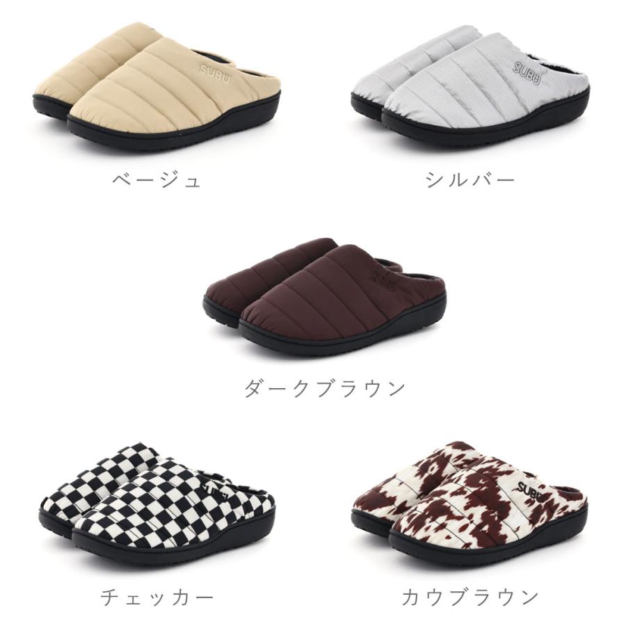 スブ SUBU レディース メンズ スリッポン スリッパ サンダル ダウンサンダル 冬サンダル アウトドアサンダル キャンプ 防寒 撥水 正規品 保温性 ユニセックス | SUBU | 19