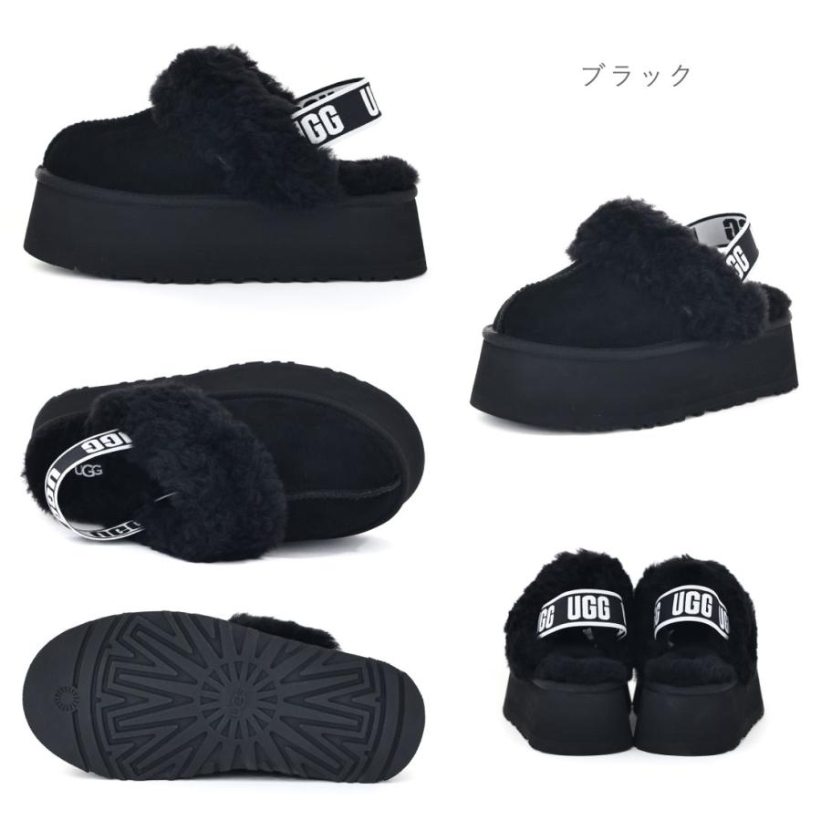 UGG アグ　厚底　サンダル　38 美品 UGG（アグ） レディース サンダル ファンケット 1113474 ムートン