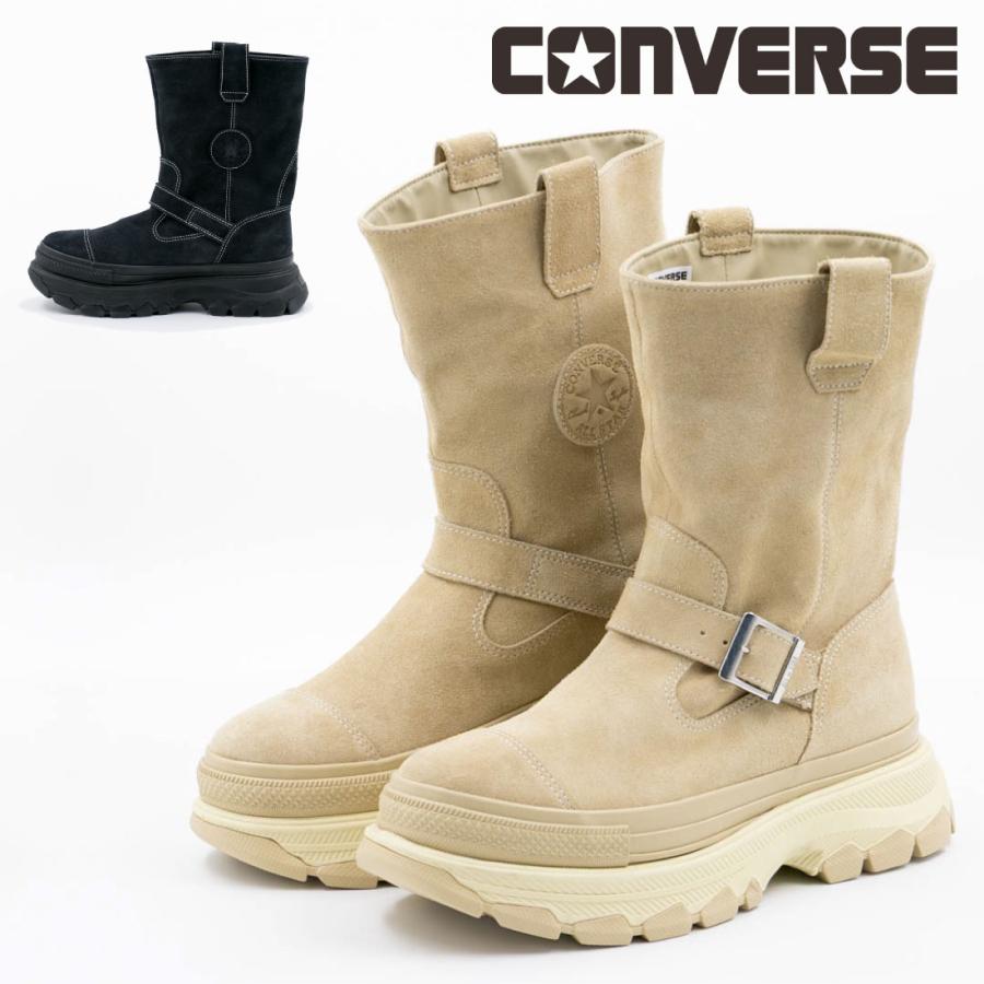 コンバース CONVERSE レディース ブーツ オールスター トレックウエーブ ウエスタンブーツ HI 厚底 スニーカーブーツ ミドルブーツ Y2K バックル CONVERSE（コンバース） レディース ブーツ オールスター トレック