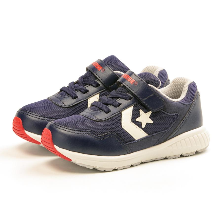 コンバース スニーカー キッズ ジュニア 男の子 女の子 マジックテープ シューズ Converse Wv1 Kid S Wv1 ネイビー レッド Co Kidswv1 フットプレイス 通販 Yahoo ショッピング