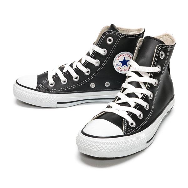 コンバース レザー スニーカー オールスター ハイカット レディース メンズ セール 本革 ブラック ホワイト 黒 白 CONVERSE LEA HI｜gallerymc｜09