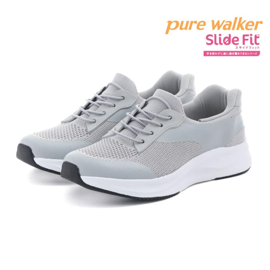 pure walker（ピュアウォーカー） レディース スニーカー スライド