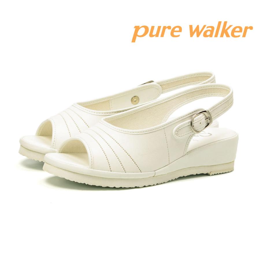 pure walker（ピュアウォーカー） レディース サンダル ナースサンダル