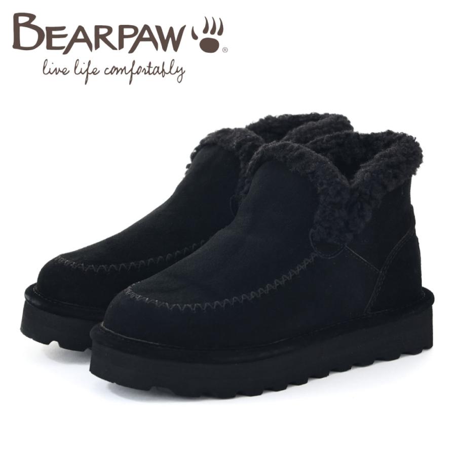 ベアパウ Bearpaw レディース ブーツ ムートンブーツ メイヴプラットフォーム MAEVE PLATFORM LO 3120W 正規品 撥水加工 防汚加工 本革 防寒 あたたかい もこも | BEARPAW | 04