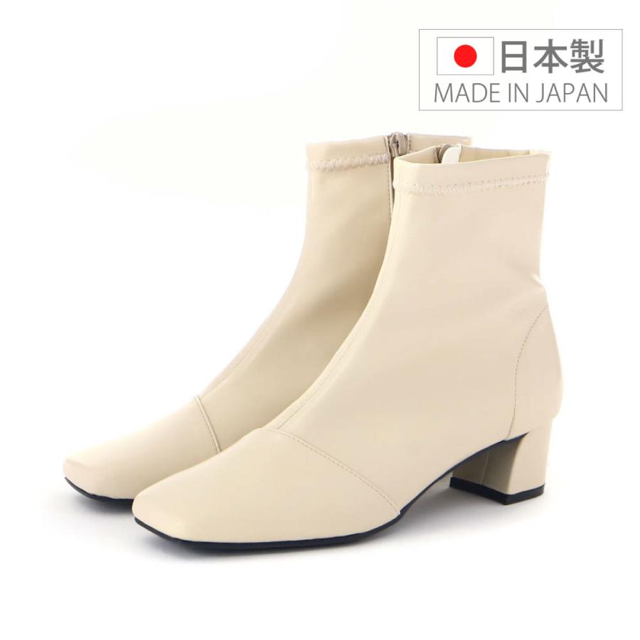 レディース ブーツ スクエアトゥブーツ ショートブーツ 疲れにくい