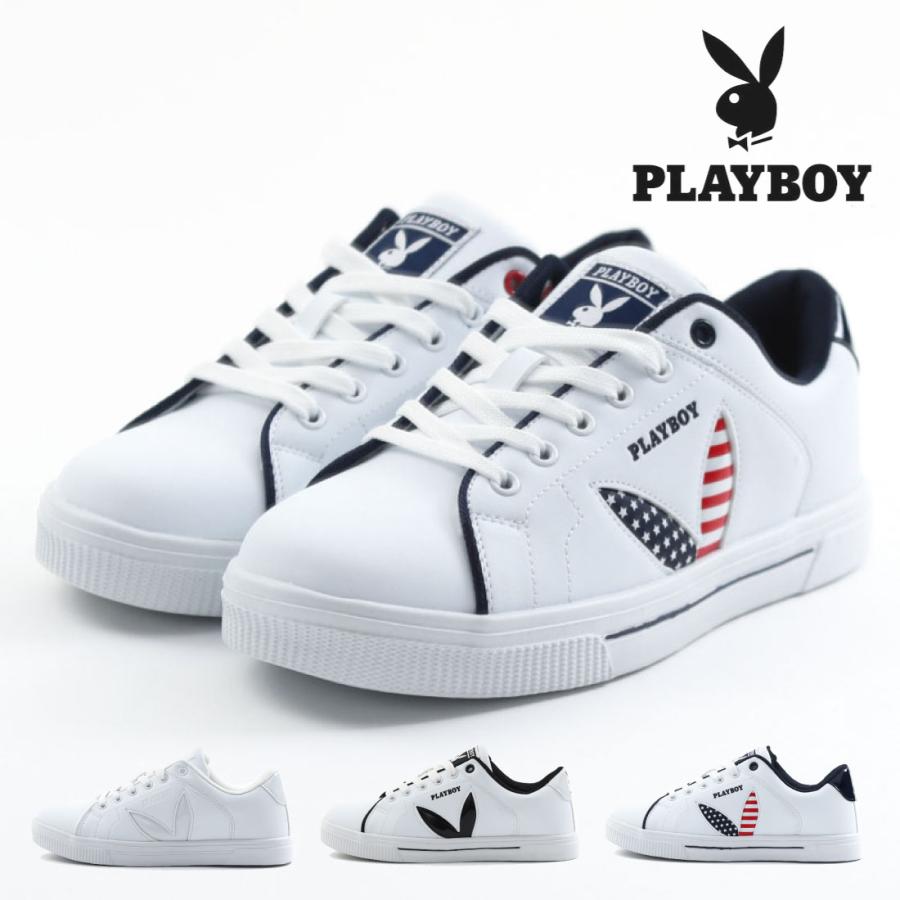 プレイボーイ PLAY BOY レディース スニーカー PB0846 超軽量 軽い 3E 幅広 ワイド ホワイトスニーカー 通勤 通学