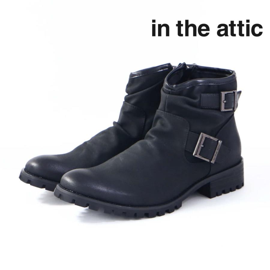 インジアティック in the attic メンズ ブーツ シャーリング