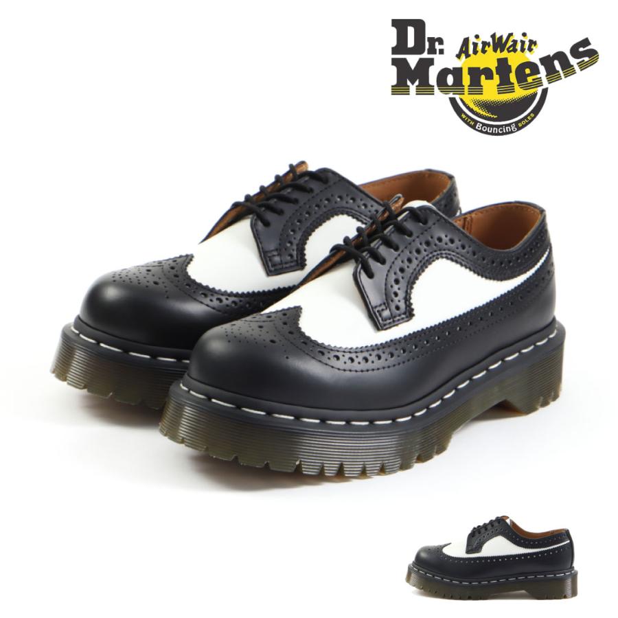 ドクターマーチン Dr.Martens レディース メンズ ドレスシューズ 3989BEX ブローグシューズ 10458001 カジュアルシューズ 5ホールシューズ 本革 レザー マニッシ | Dr.Martens