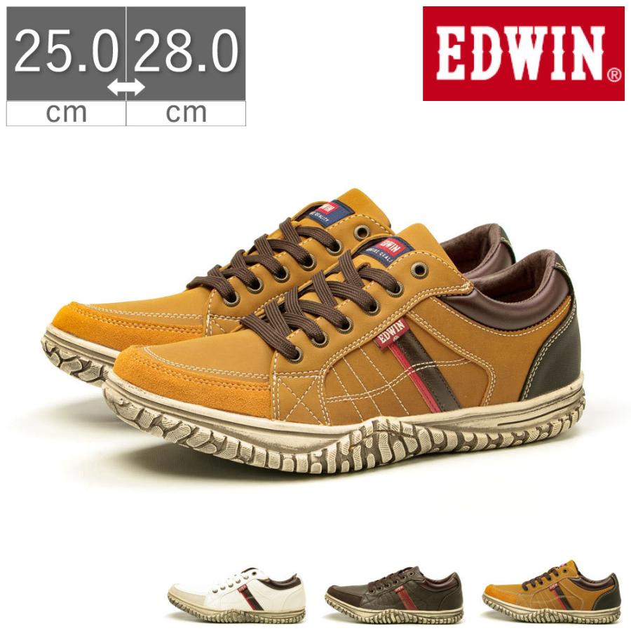 エドウィン 靴 メンズ Edwin スニーカー カジュアル シューズ ローカット ウォーキング 345 Hi Edm345 フットプレイス 通販 Yahoo ショッピング