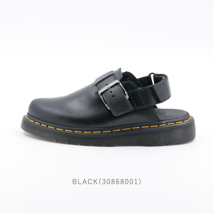 ドクターマーチン Dr.Martens レディース メンズ サンダル ジョージ JORGE 2 30868001 クロッグサンダル つっかけ ブラック 黒 スリッポンサンダル｜gallerymc｜03