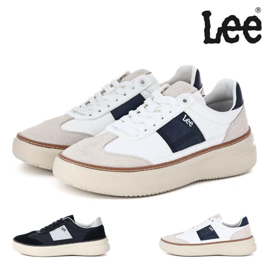 Lee（リー） メンズ スニーカー E86236 ローカット 厚底スニーカー