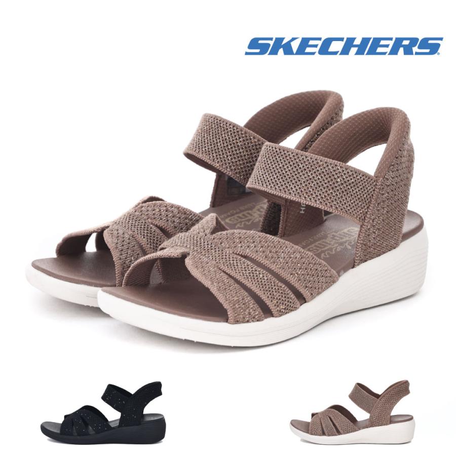 スケッチャーズ SKECHERS レディース サンダル スリップインズ アリヤ スパークリング プレイズ 119842 ハンズフリー 立ったまま履ける靴 ラメ スパンコール 洗（Yahoo!・FOOT PLACE Yahoo!ショッピング店）