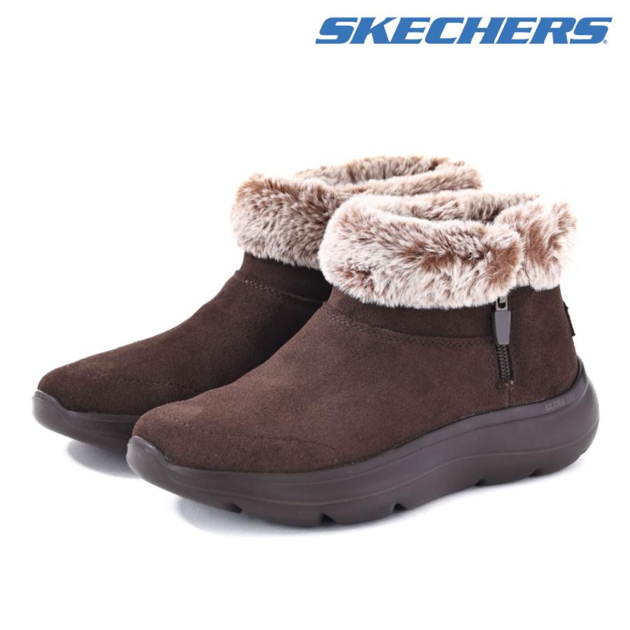スケッチャーズ(SKECHERS) レディース ショートブーツ オン・ザ・ゴー・アンコール エリサ 144841 バーガンディ 24cm SKECHERS（スケッチャーズ） レディース ブーツ オンザゴー アンコール