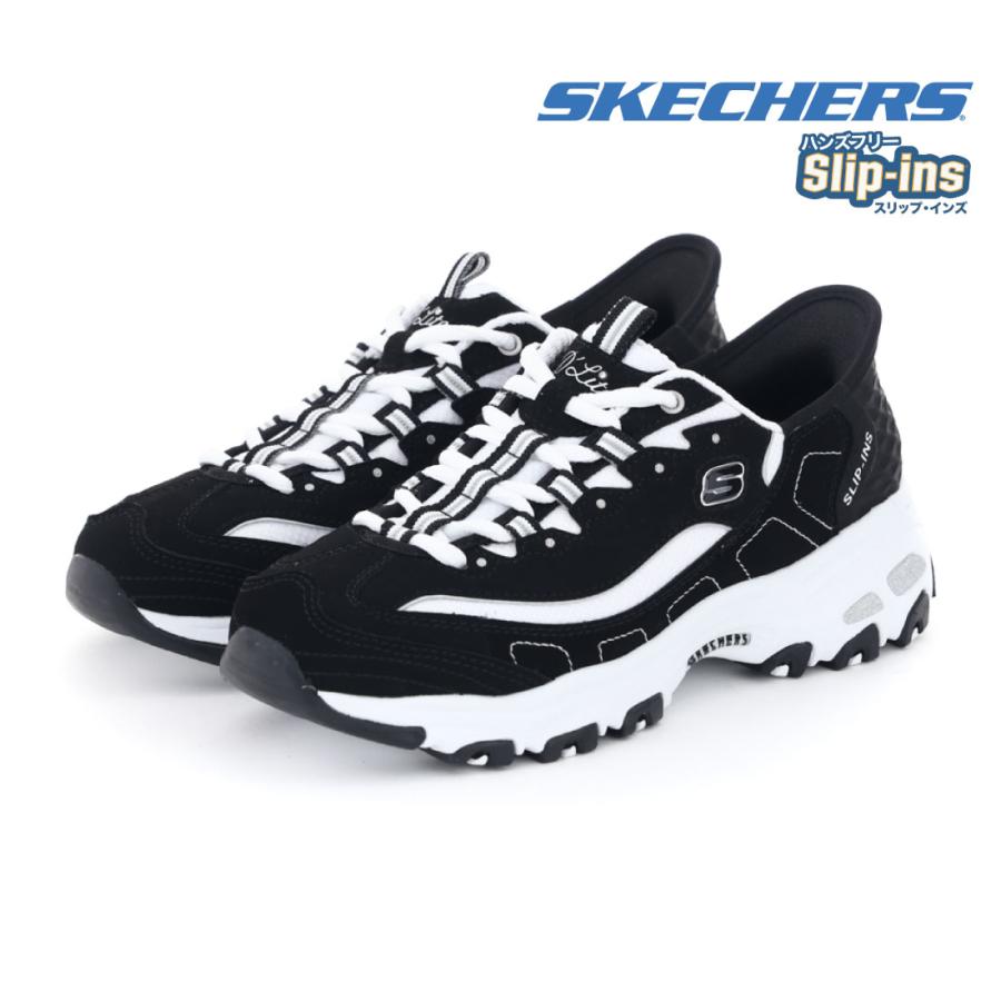 スケッチャーズ SKECHERS レディース スニーカー スリッポン スリップインズ ディーライツ 150030 ハンズフリー 立ったまま履ける靴 おしゃれ シンプル 厚底 定番 SKECHERS（スケッチャーズ） レディース スニーカー スリッポン