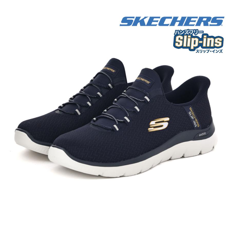 晴空　贝壳光 SKECHERS（スケッチャーズ） メンズ スリッポン スニーカー ハンズ