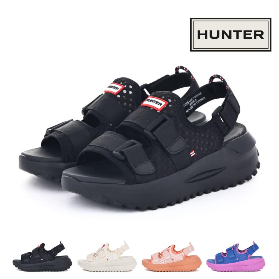 HUNTER（ハンター） レディース サンダル トラベル フロー ダブル