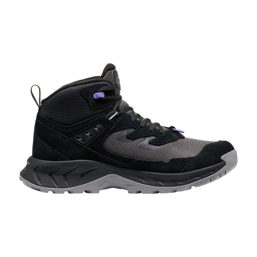 KEEN 防水ハイカットブーツ ブラック KEEN（キーン） レディース スニーカー ハイトレイル ミッド ポーラー